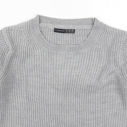 Womens UK Size 8 Atmosphere Grey Pullover Jumper