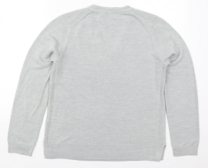Womens UK Size 12 Marks and Spencer Grey Pullover Jumper