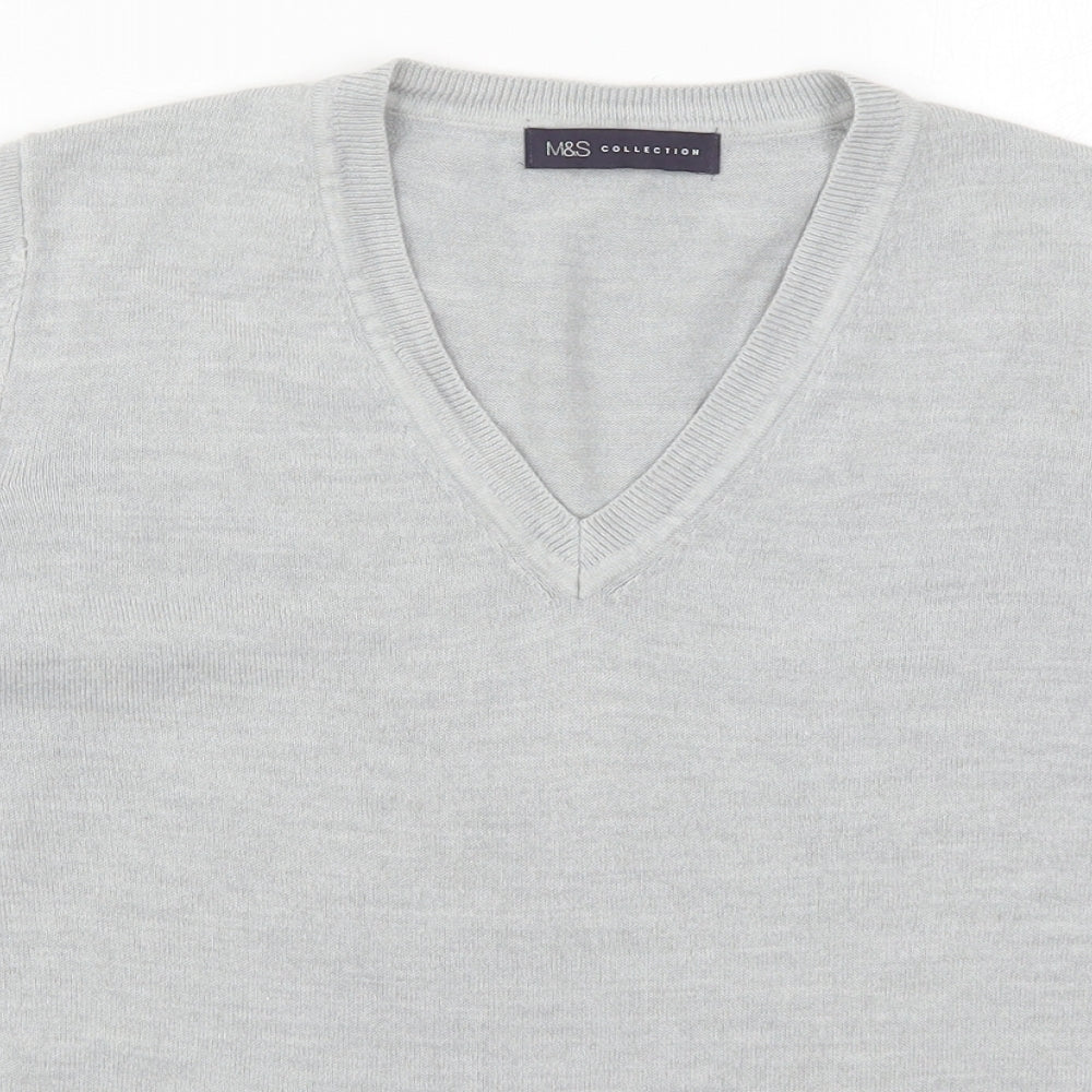 Womens UK Size 12 Marks and Spencer Grey Pullover Jumper