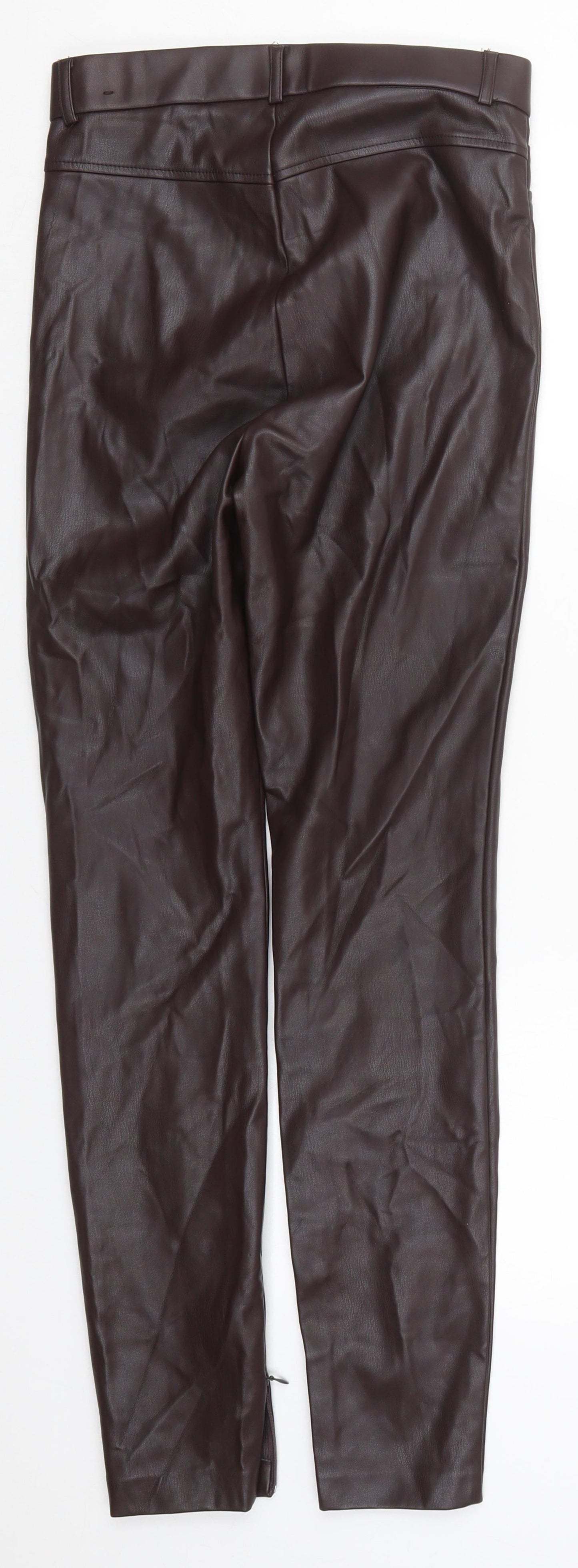Womens UK Size 27 in Preworn Regular Fit  Brown Trousers