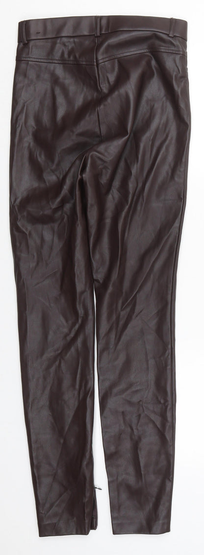 Womens UK Size 27 in Preworn Regular Fit  Brown Trousers