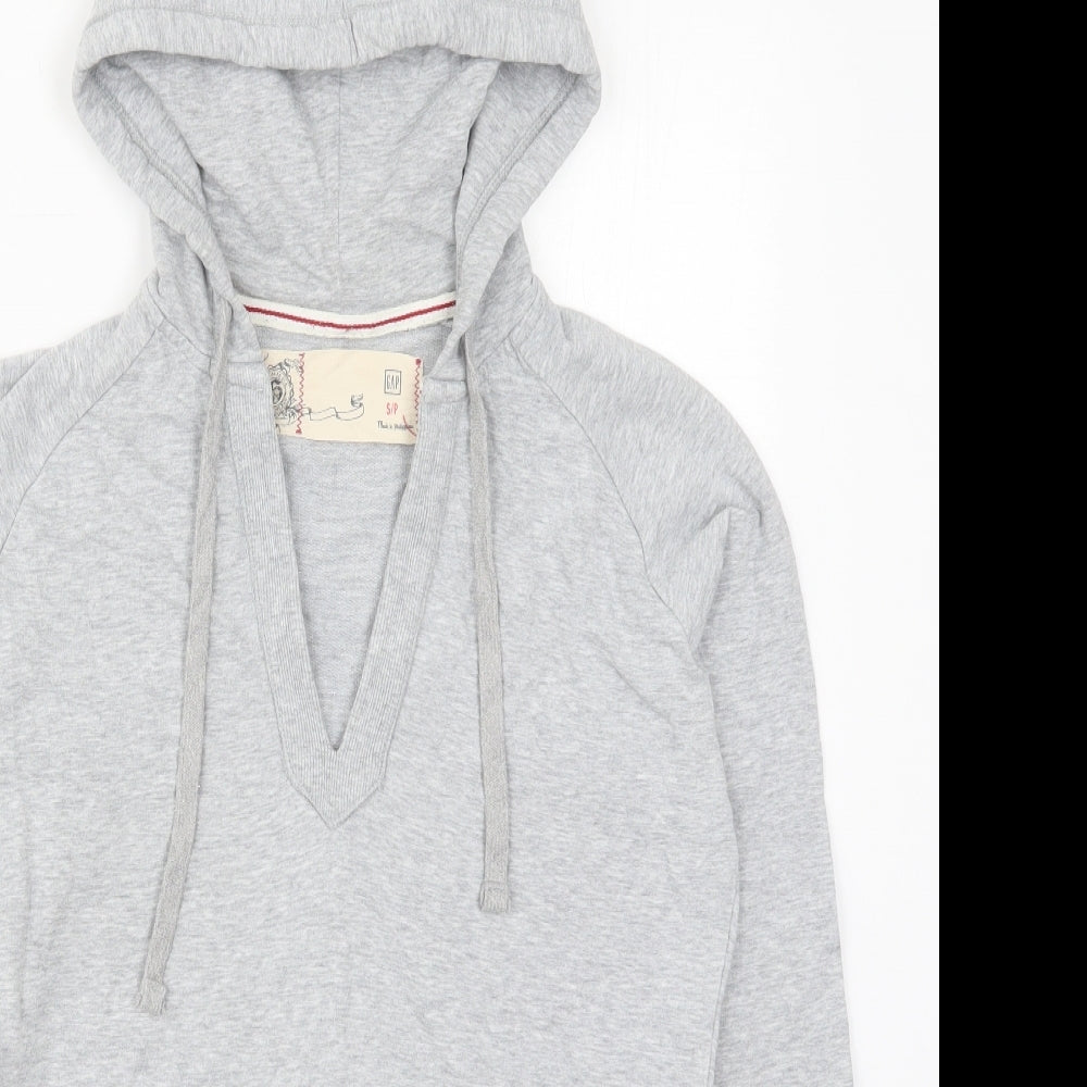 Gap Womens Grey  Cotton Pullover Hoodie Size S  Pullover