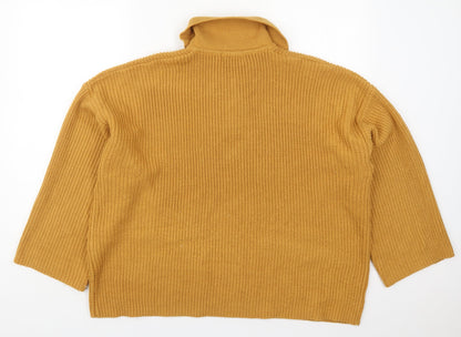 Womens UK Size One Size JCL Orange Pullover Jumper