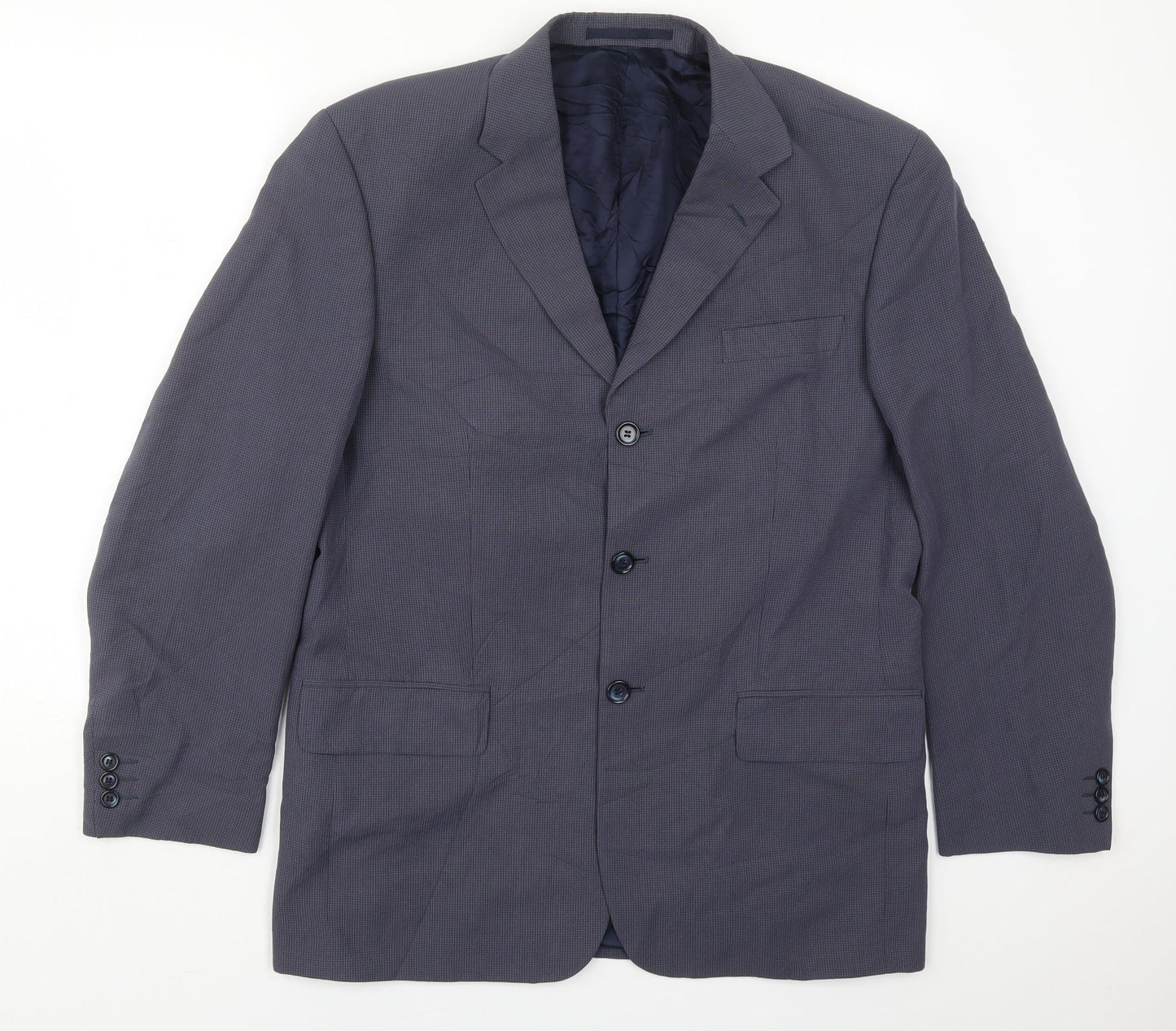 Mens UK Size 40 Ultimo Regular Blue Suit Jacket