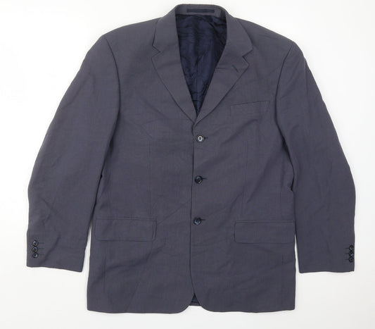 Mens UK Size 40 Ultimo Regular Blue Suit Jacket