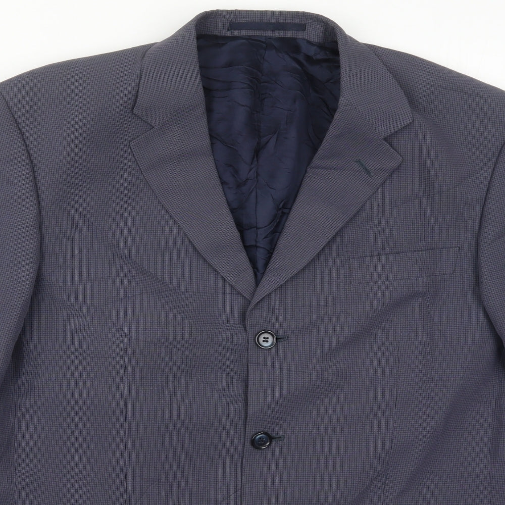 Mens UK Size 40 Ultimo Regular Blue Suit Jacket