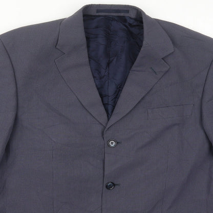 Mens UK Size 40 Ultimo Regular Blue Suit Jacket