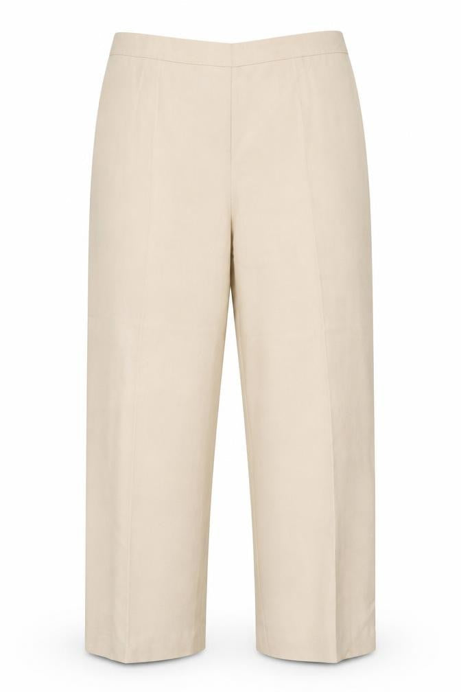 Womens UK Size 20 Preworn Regular Fit  Beige Trousers