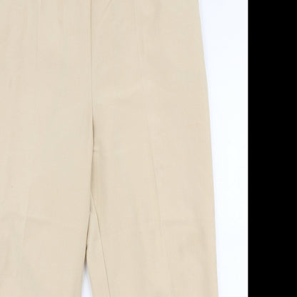 Womens UK Size 20 Preworn Regular Fit  Beige Trousers