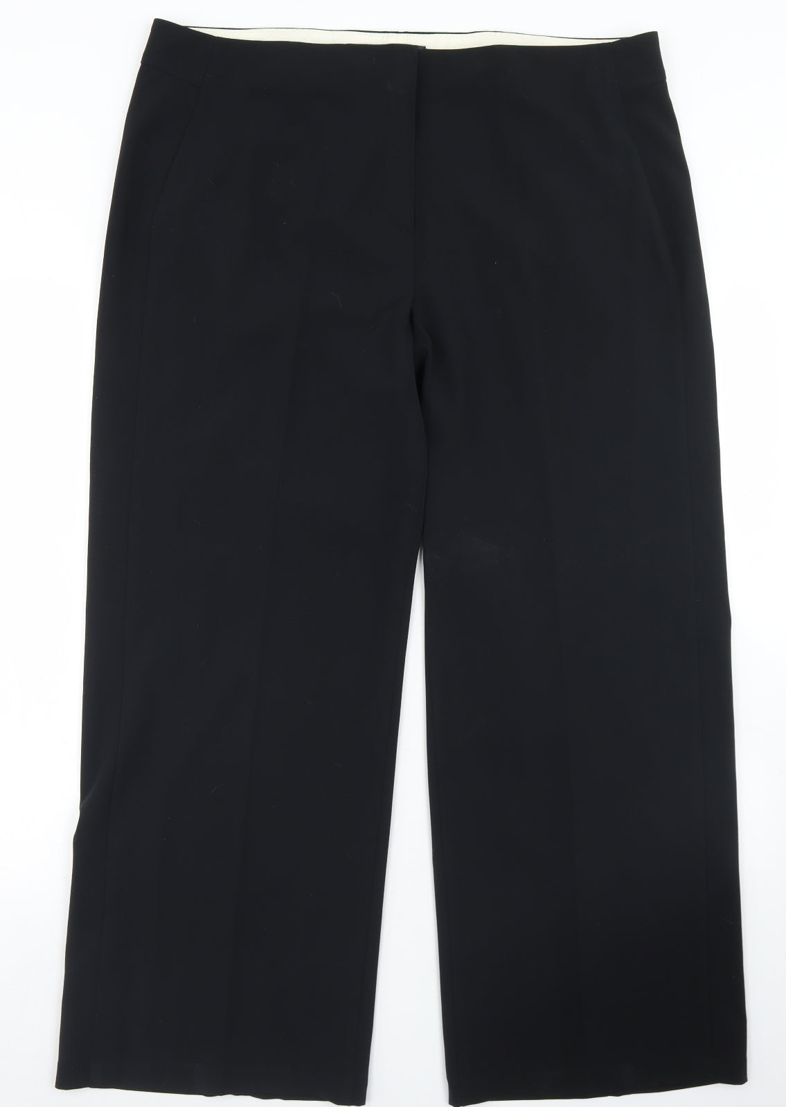 Womens UK Size 38 in Marks and Spencer Regular Fit Dress Pants Black Trousers