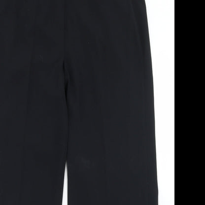 Womens UK Size 38 in Marks and Spencer Regular Fit Dress Pants Black Trousers