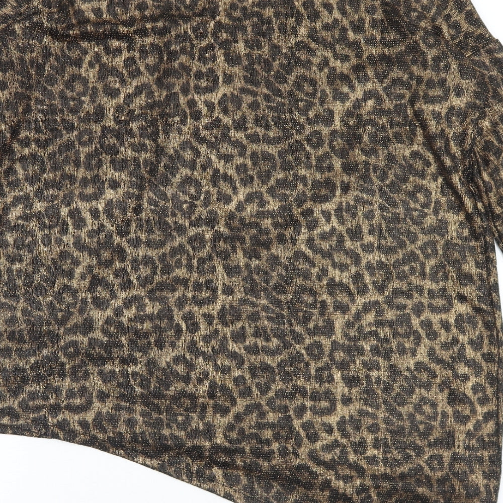 Womens UK Size 10 BiBA Beige Basic Blouse