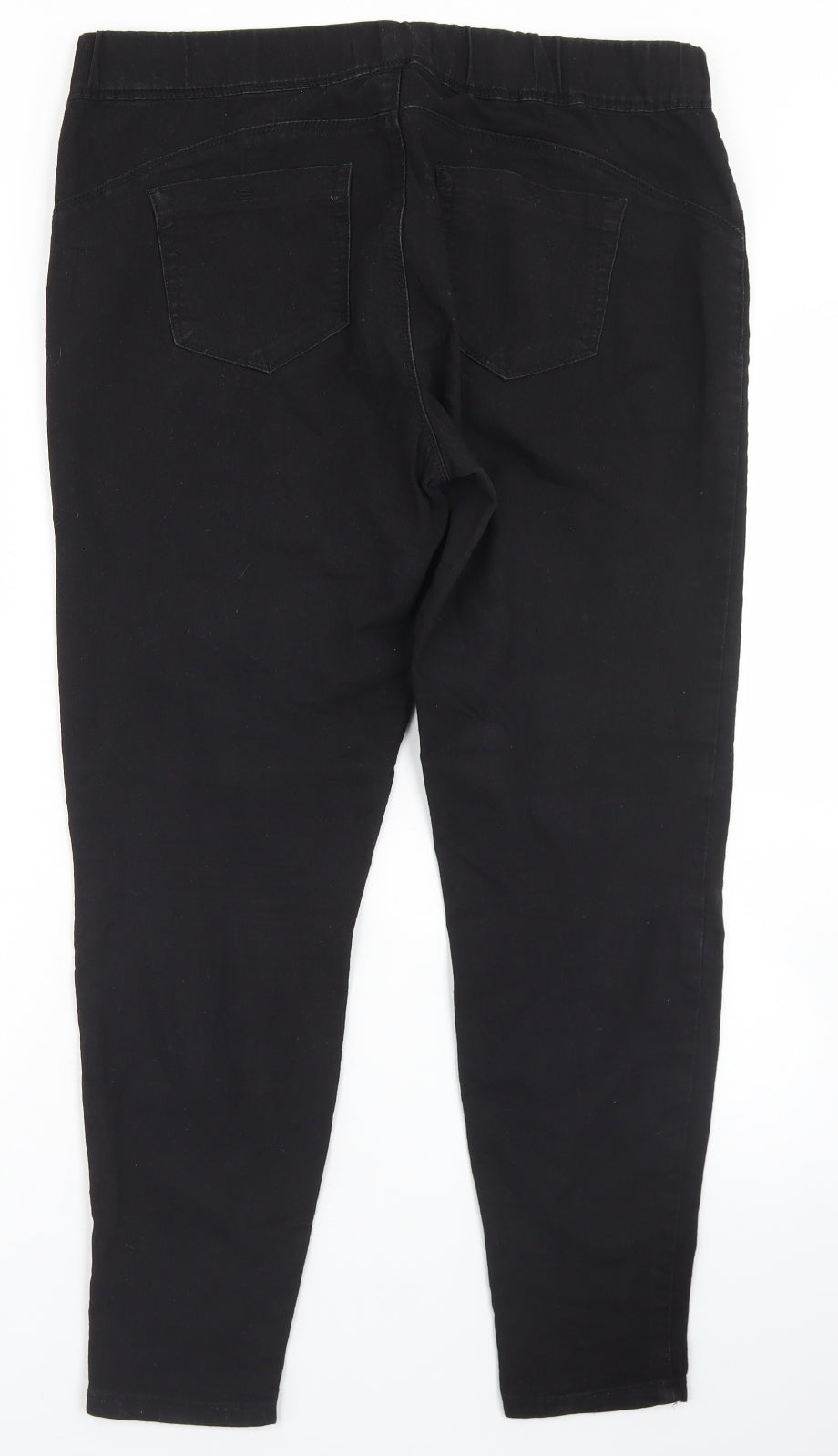 Denim co Womens Black  Cotton Jegging Jeans Size 16 L26 in Regular