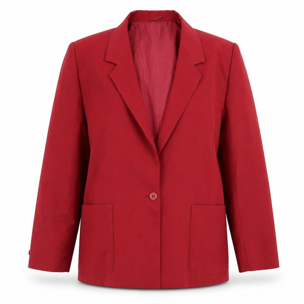Womens UK Size 14 Classics Regular Red Blazer