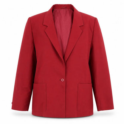 Womens UK Size 14 Classics Regular Red Blazer