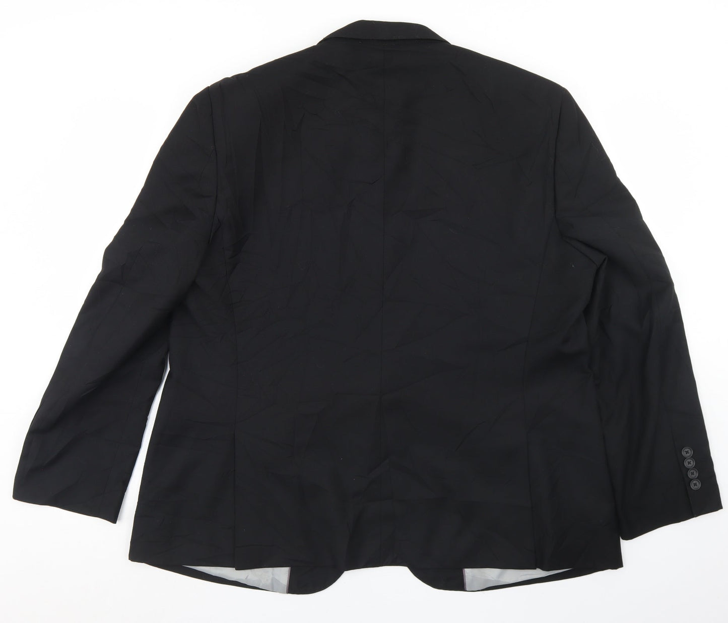 Mens UK Size 46 Tailor & Cutter Regular Black Suit Jacket