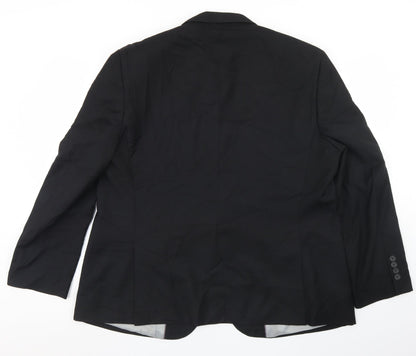 Mens UK Size 46 Tailor & Cutter Regular Black Suit Jacket