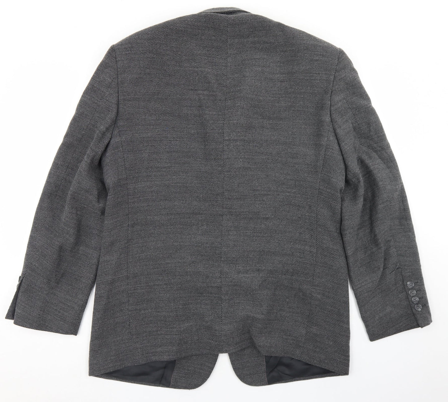 Mens UK Size 40 Brook Taverner Regular Grey Suit Jacket