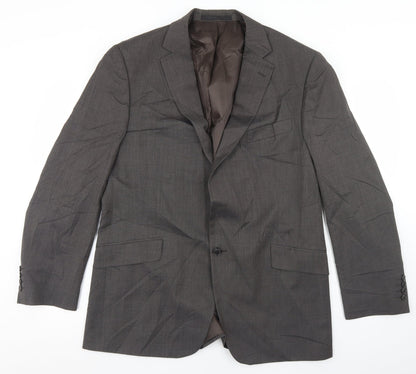 Mens UK Size 44 Marks and Spencer Regular Brown Suit Jacket