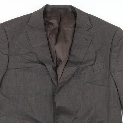 Mens UK Size 44 Marks and Spencer Regular Brown Suit Jacket