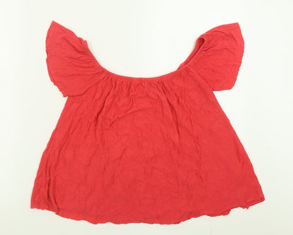 Womens UK Size 10 Atmosphere Pink Basic T-Shirt