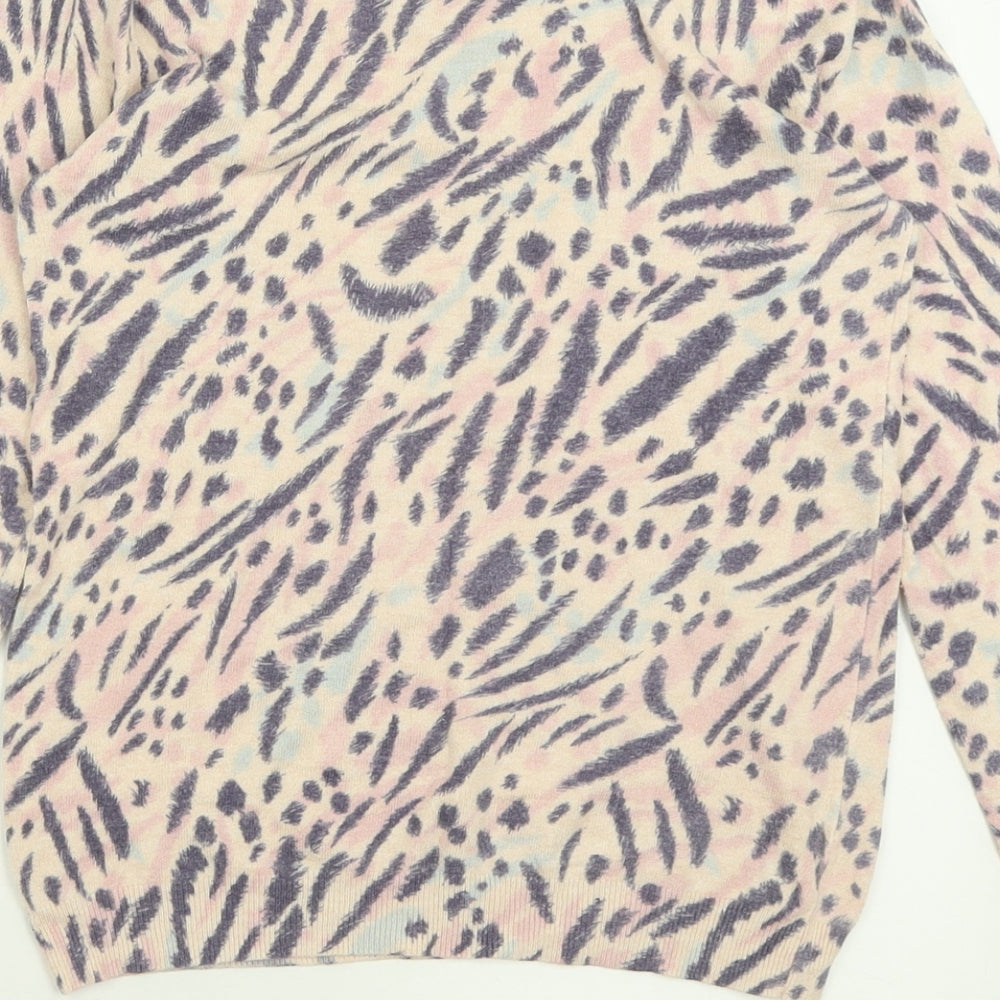 Womens UK Size 8 Marks and Spencer Purple Pullover Jumper