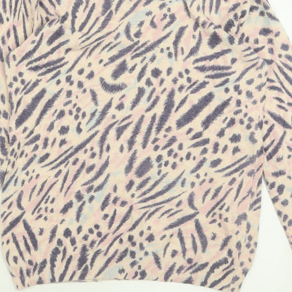 Womens UK Size 8 Marks and Spencer Purple Pullover Jumper