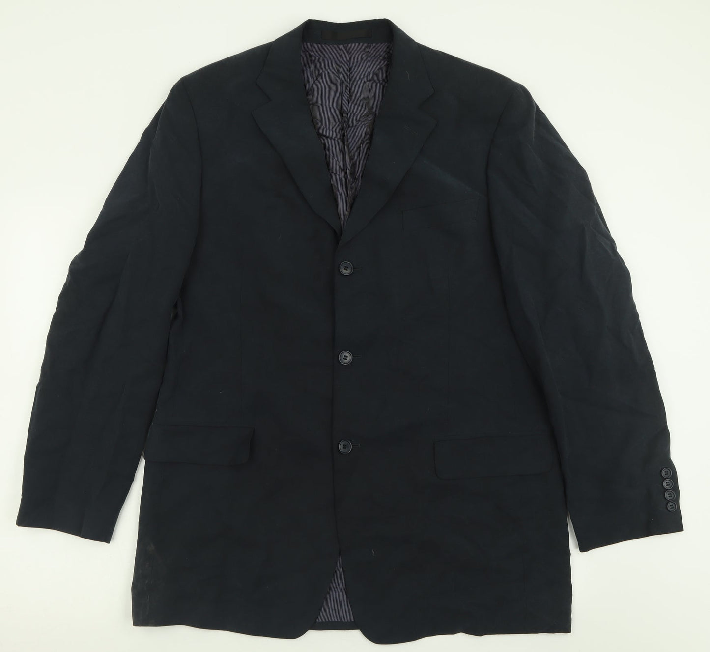 Mens UK Size 42 Marks and Spencer Regular Blue Suit Jacket