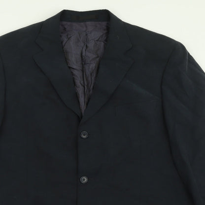 Mens UK Size 42 Marks and Spencer Regular Blue Suit Jacket