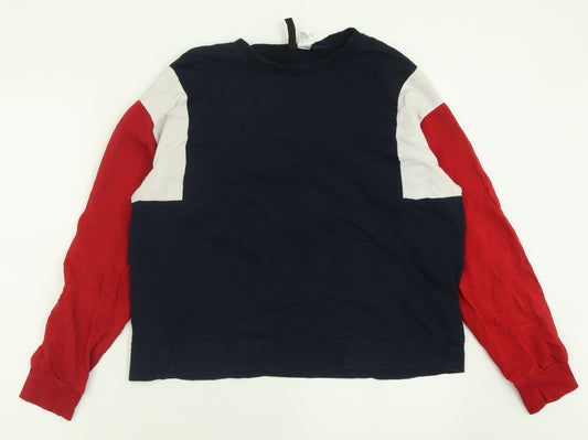 Womens UK Size L H&M Blue Pullover Jumper