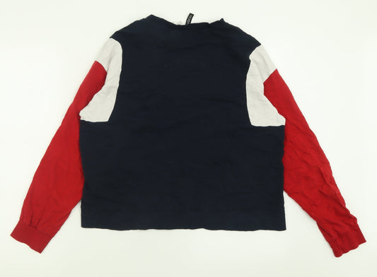 Womens UK Size L H&M Blue Pullover Jumper
