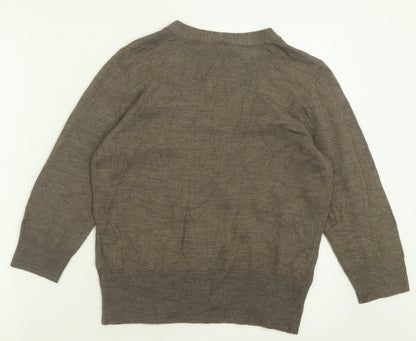 Womens UK Size M CC Brown Pullover Jumper