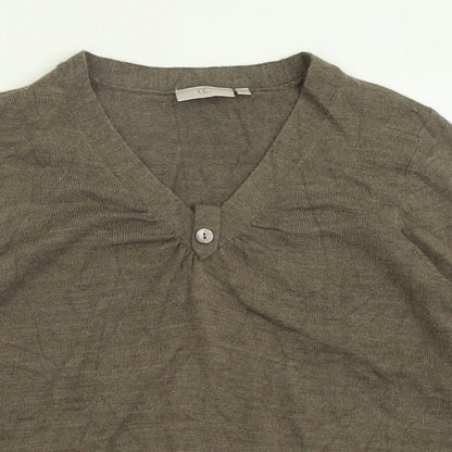 Womens UK Size M CC Brown Pullover Jumper