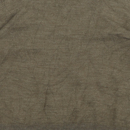 Womens UK Size M CC Brown Pullover Jumper