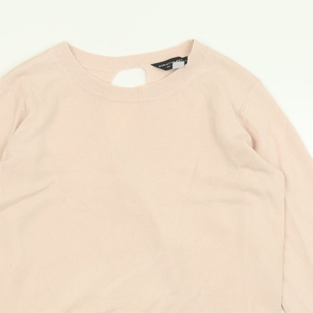 Womens UK Size 10 Dorothy Perkins Pink Pullover Jumper