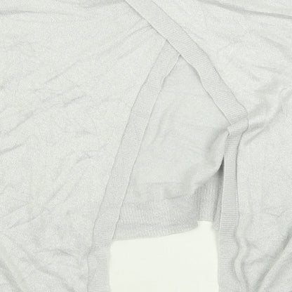 Womens UK Size 12 River Island Silver Pullover Jumper