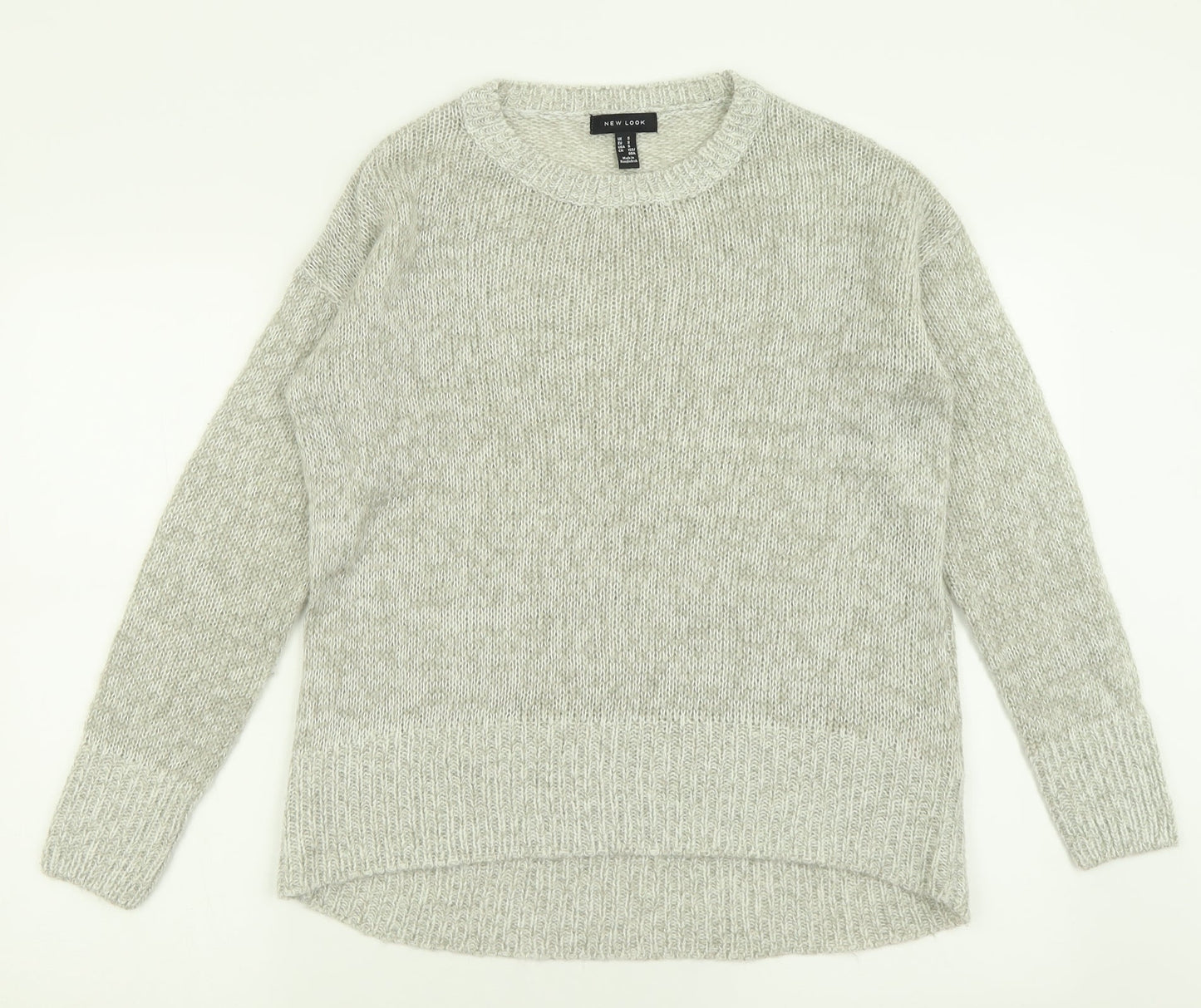 Womens UK Size S New Look Beige Pullover Jumper