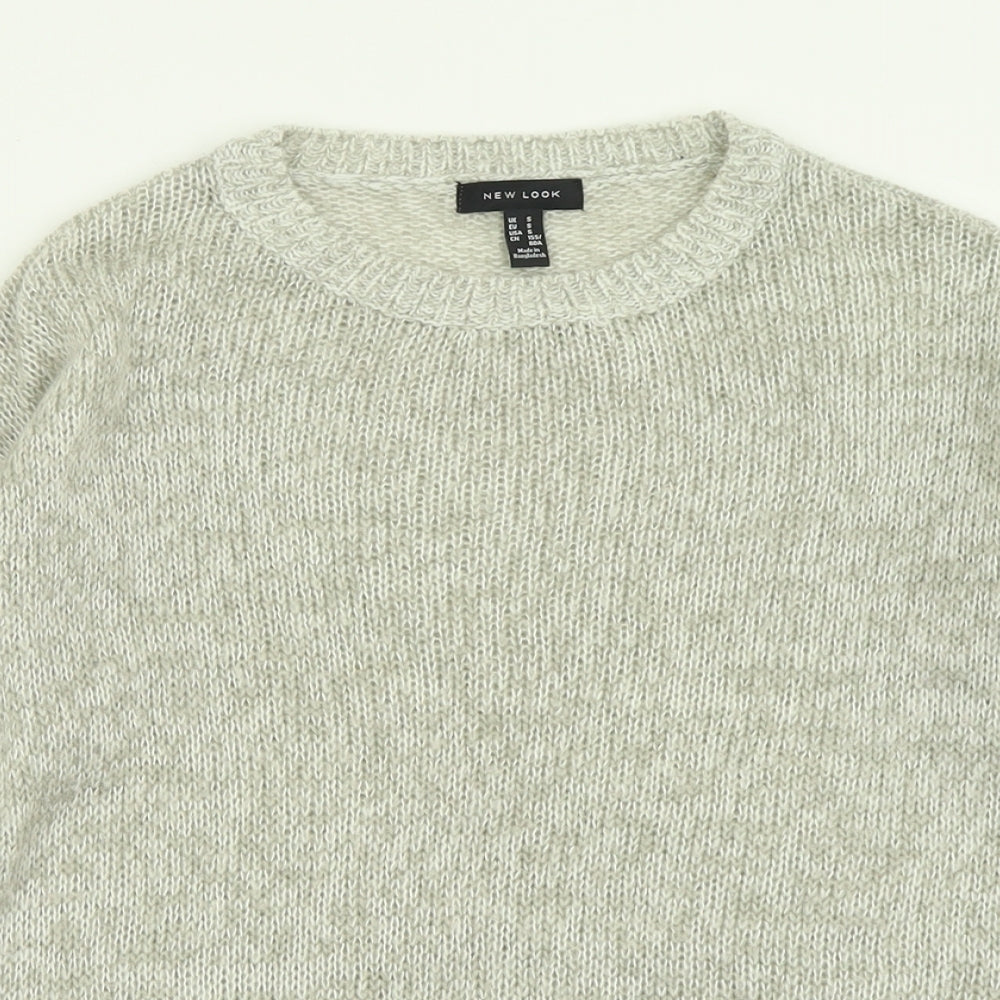 Womens UK Size S New Look Beige Pullover Jumper