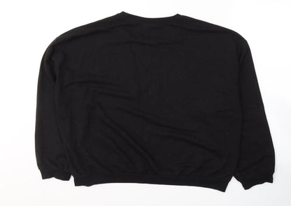 SheIn Womens Black  Cotton Pullover Sweatshirt Size XL  Pullover - California
