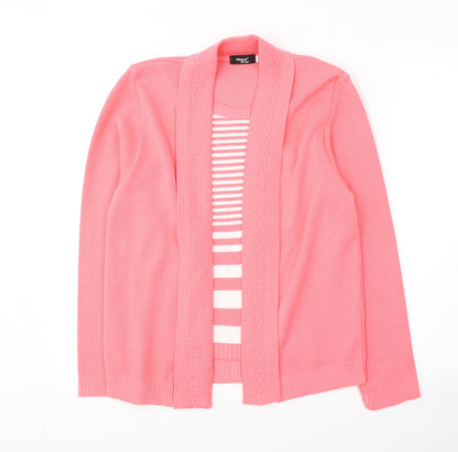 Womens UK Size S Glimpse Design Pink Pullover Jumper