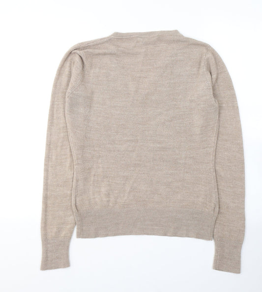 Womens UK Size 14 EDITIONS Beige Pullover Jumper