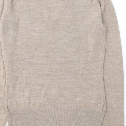 Womens UK Size 14 EDITIONS Beige Pullover Jumper