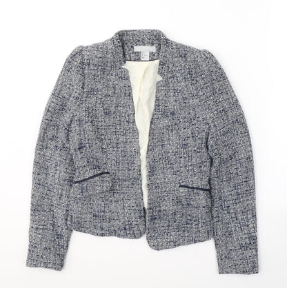 Womens UK Size 4 H&M Blue Jacket