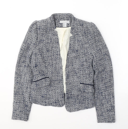 Womens UK Size 4 H&M Blue Jacket