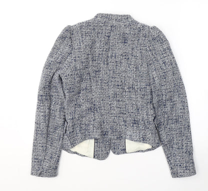 Womens UK Size 4 H&M Blue Jacket