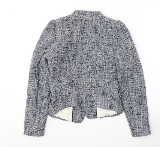 Womens UK Size 4 H&M Blue Jacket