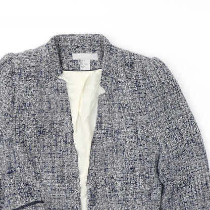 Womens UK Size 4 H&M Blue Jacket