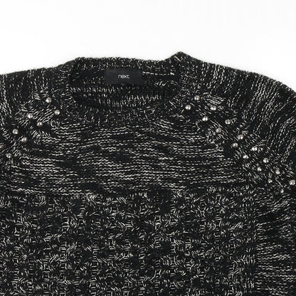 Womens UK Size 12 NEXT Black Pullover Jumper