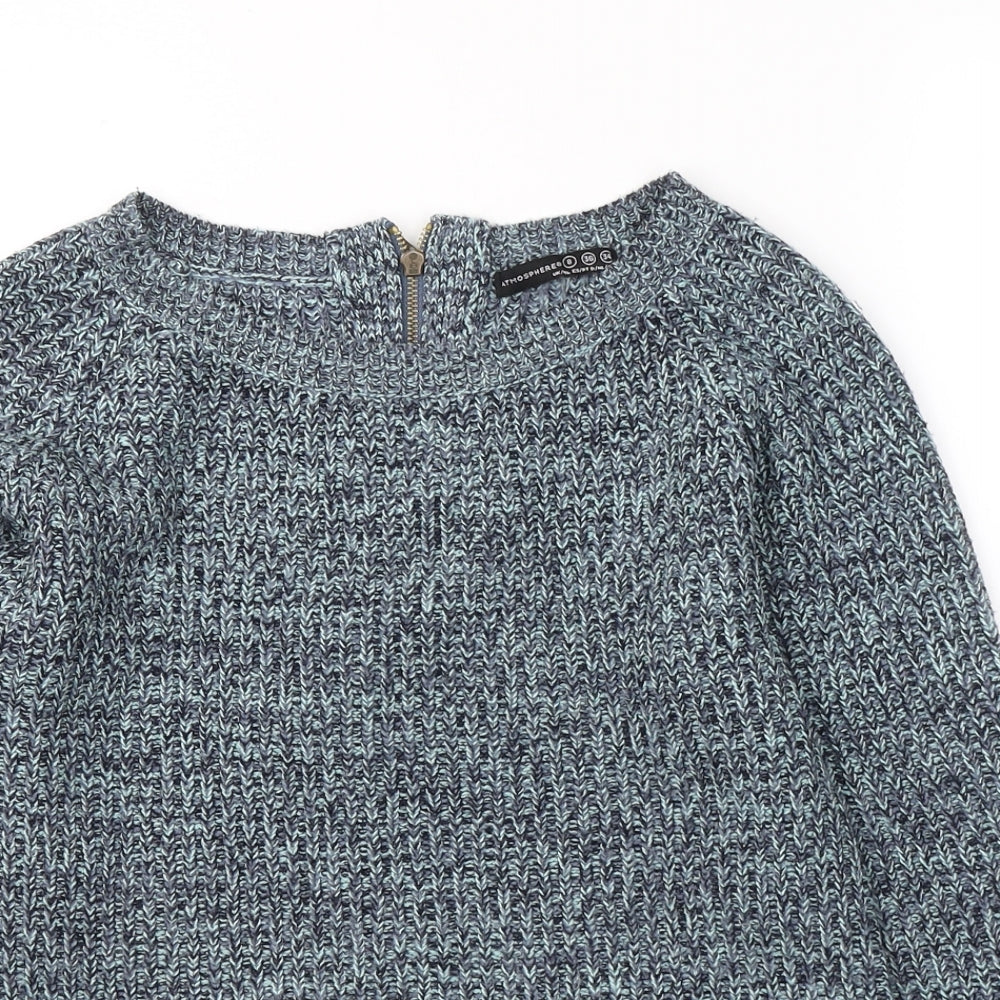 Womens UK Size 8 Atmosphere Blue Pullover Jumper