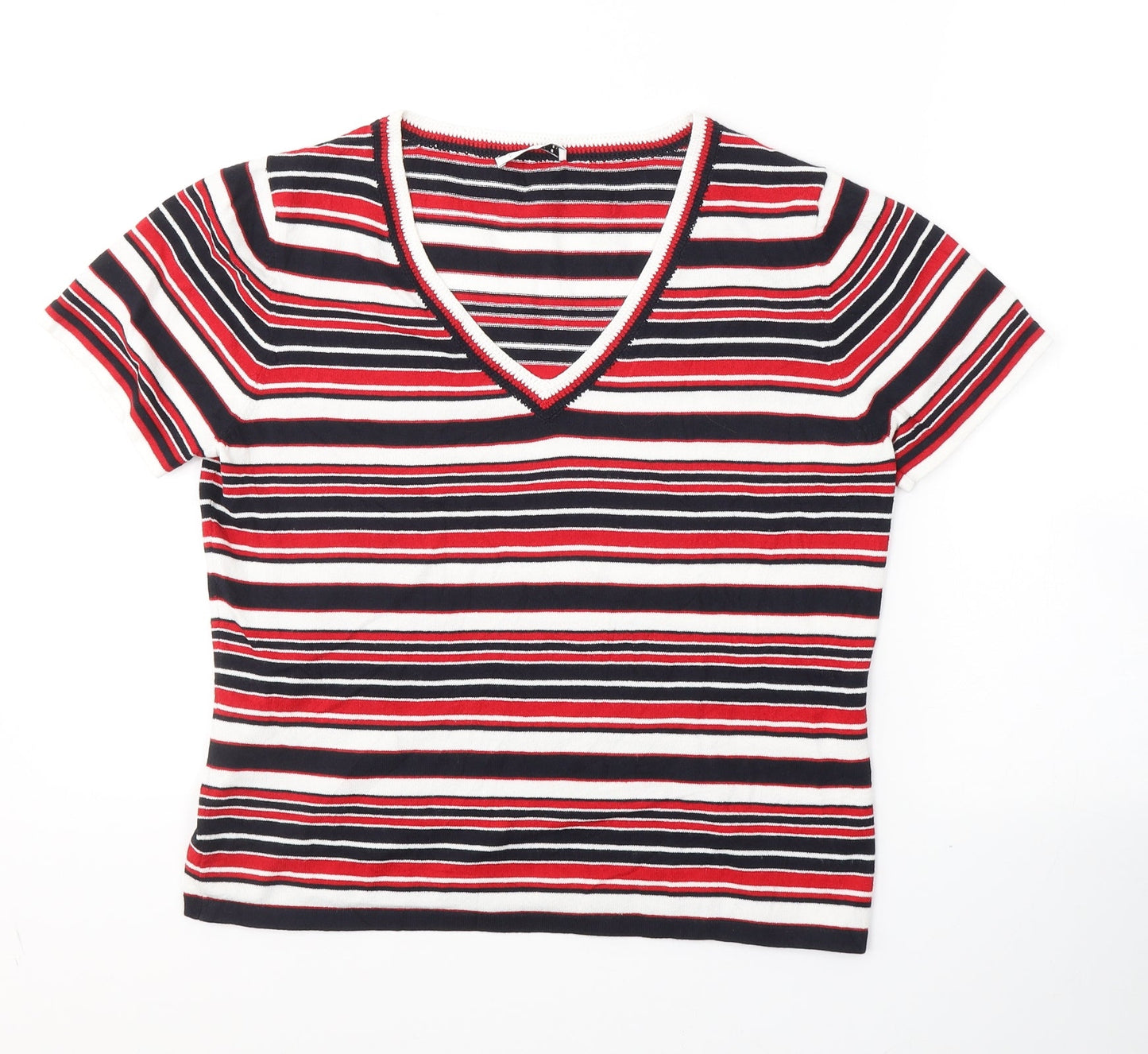 Womens UK Size M Precis Multicoloured Pullover Jumper